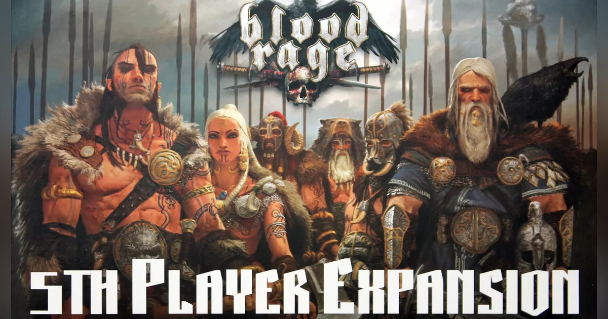 Blood Rage: 5th players Expansion box cover