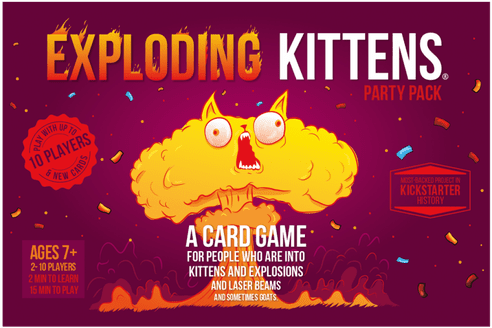 Exploding Kittens Party Pack box cover